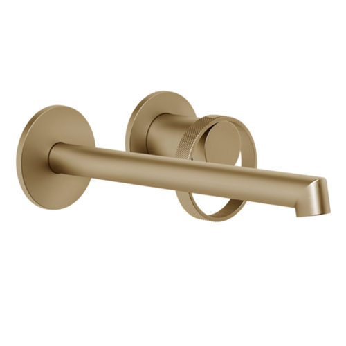 Смеситель Gessi Anello 63383#726 встраиваемый в стену бронза без термостата (внешняя часть)