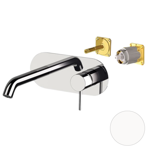 Смеситель для раковины Remer X Style X15KBBO встраиваемый в стену белый