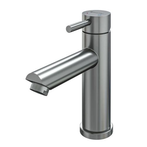 Смеситель Knotlor STREAMLINE SS-04 на раковину нержавеющая сталь