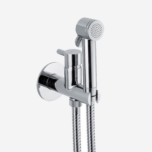 Гигиенический душ со смесителем Webert Elio EL870303015PVC хром