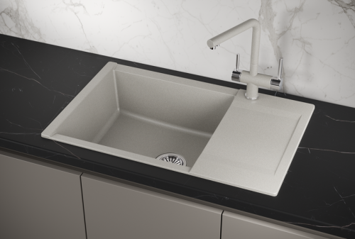 Кухонная мойка Granula 7807 БАЗАЛЬТ 78х50 цвет серый