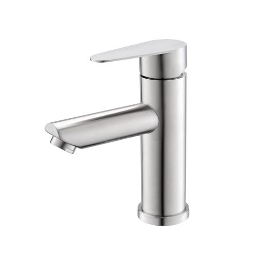 Смеситель Olisan STEEL ST1100 на раковину нержавеющая сталь