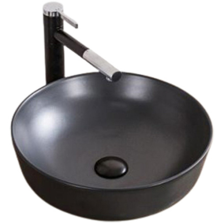 Раковина BelBagno 41 см BB1315-H301 накладная цвет черный матовый