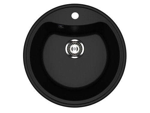 Кухонная мойка Ulgran Classic U-601-344 51х51 цвет черный