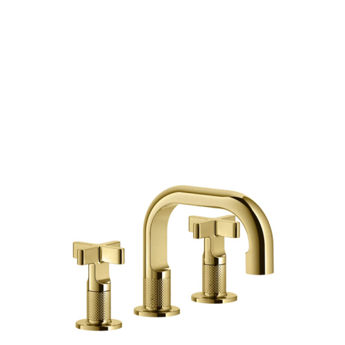 Смеситель Gessi Inciso 58111#246 на раковину золото