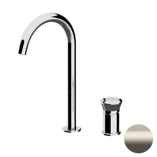 Смеситель Remer Element ET57LXV на раковину нержавеющая сталь