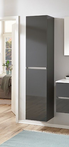 Шкаф-пенал Marlin 3290fair GHTW4R(286/286) 40х35х180 подвесной цвет белый шелковый глянец