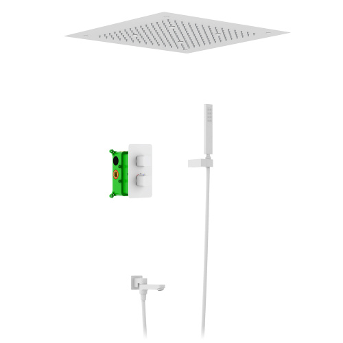 Душевая стойка Timo Tetra-thermo SX-0169/00 настенная цвет белый матовый Душевая стойка Timo Tetra-thermo SX-0169/00 настенная цвет белый матовый