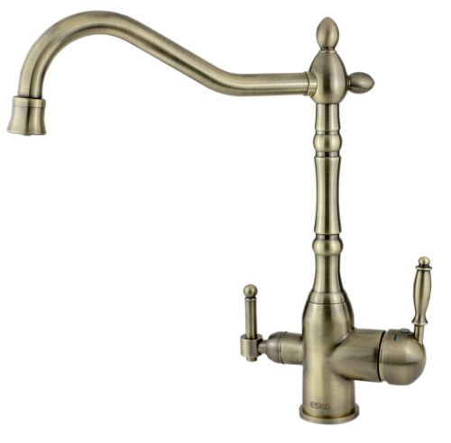 Смеситель для кухни Esko FLORENCE FR 519 Br на мойку бронза