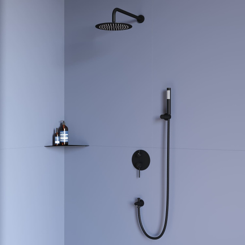 Душевая система RGW Shower Panels (Шоувер панелс) 21140852-04 встраиваемая в стену цвет черный