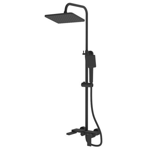 Душевая стойка Knotlor KN-72/BL настенная цвет черный