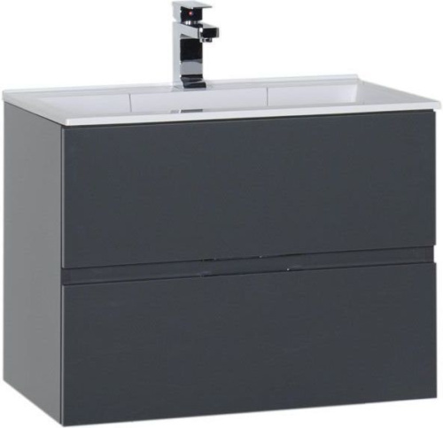 Тумба с раковиной Aquanet Алвита 00213093 70х45х53,1 подвесная