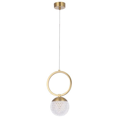 Светильник подвесной Crystal Lux Carolina (Царолина) CAROLINA SP1 V1 BRASS