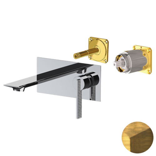 Смеситель для раковины Daniel Club ANC632LKB63 встраиваемый в стену латунь