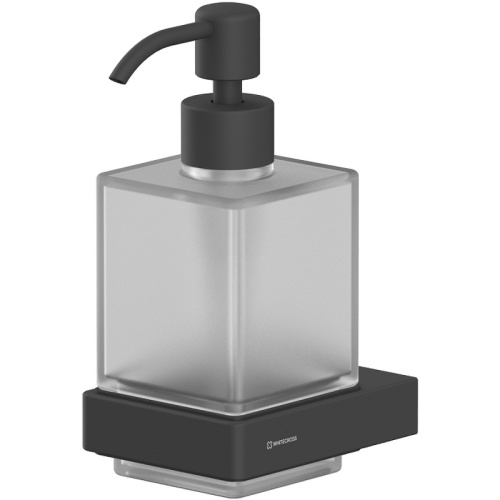 Дозатор Whitecross Cubo black CU2440BL