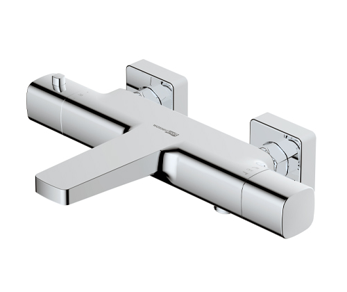 Смеситель для душа WasserKRAFT Naab 8600 8611 Thermo настенный хром