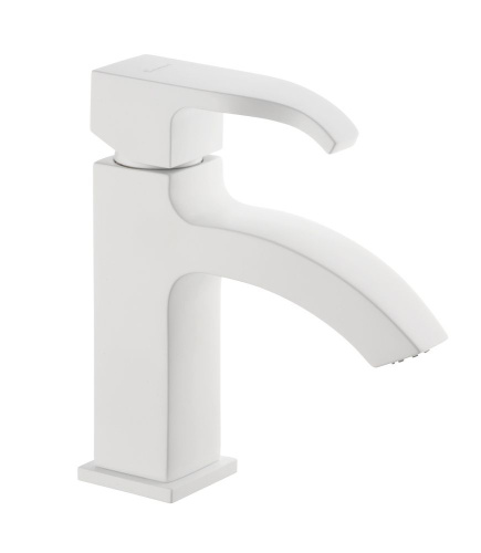 Смеситель Emmevi Niagara 74003/BIO на раковину белый матовый