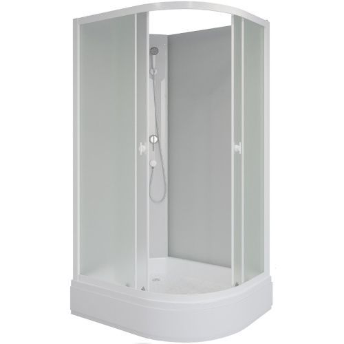 Душевая кабина Niagara Promo P110/80/26L/MT/BK 110х80 асимметричная без крыши ориентация левая