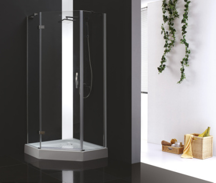 Душевой уголок Cezares BERGAMO BERGAMO-W-P-1-90-C-Cr-L-IV 90х90 стекло прозрачное профиль хром глянцевый без поддона