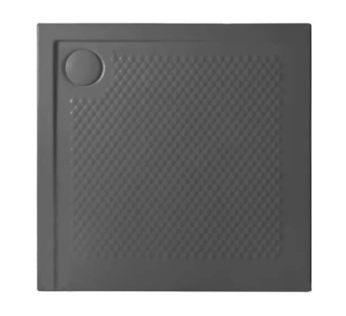 Душевой поддон Artceram Scacchi PDQ008 15 00 90х90 искусственный камень серый