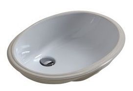 Раковина White Ceramic Dip 58 см W270201 встраиваемая цвет белый глянцевый