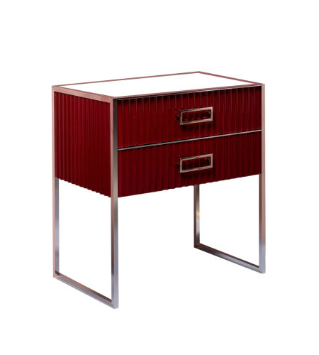 Тумба под раковину Armadi Art Monaco 866-080-RCR 80х50х84 напольная цвет бордовый глянцевый