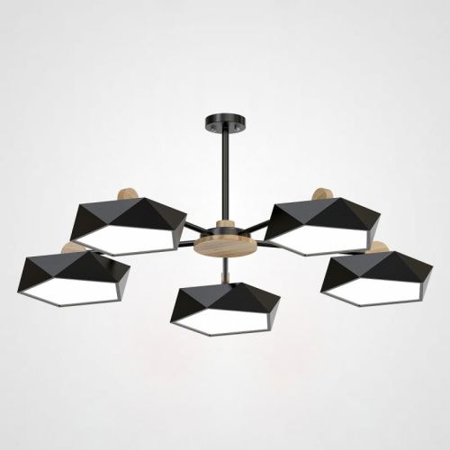 Люстра на штанге ImperiumLoft Geometric (Геометриц) 186749-26