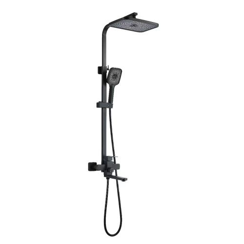 Душевая стойка Shevanik S7036H настенная цвет черный