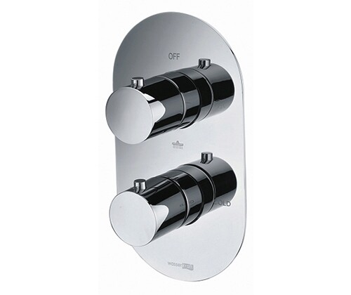 Смеситель для ванны и душа WasserKRAFT Berkel 4800 4844 Thermo встраиваемый хром