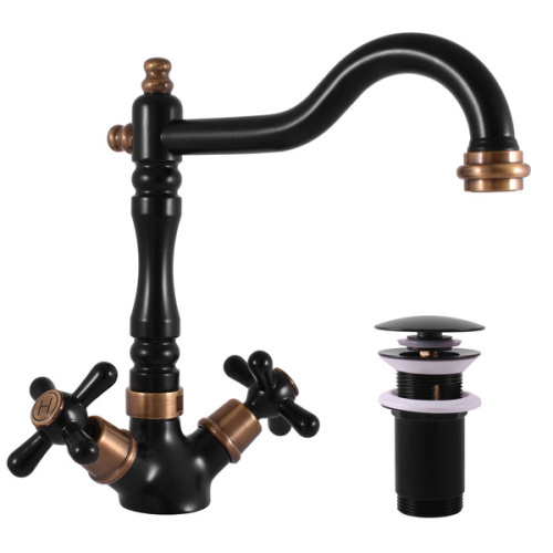 Смеситель RavSlezak MORAVA RETRO MK121.5/8CMATSM на биде черный матовый Смеситель RavSlezak MORAVA RETRO MK121.5/8CMATSM на биде черный матовый