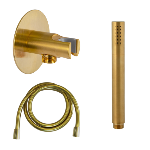 Душевой гарнитур Daniel A546XB435DP настенныйу золото брашированное Душевой гарнитур Daniel A546XB435DP настенныйу золото брашированное