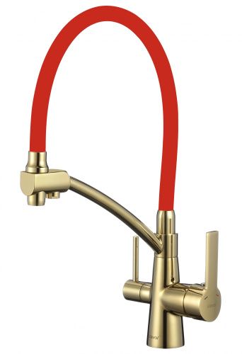 Смеситель для кухни Savol S-L1805B-03 на столешницу золото