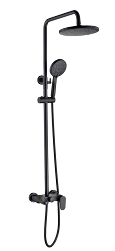 Душевая стойка Boheme Spectre 458-B настенная цвет черный