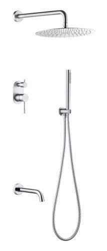 Душевая система Boheme Uno 464-2-CR встраиваемая цвет хром
