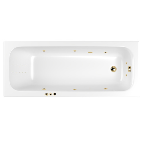 Ванна гидромассажная Whitecross VIBE 0105.180075.100.SMARTNANO.GL 180х75  прямоугольная