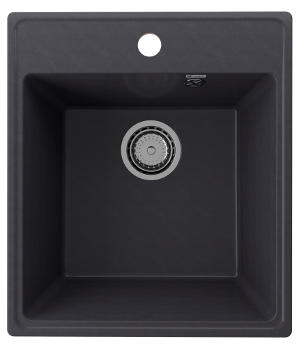 Кухонная мойка Ulgran Quartz Forte 425-08 42,5х48,5 цвет космос