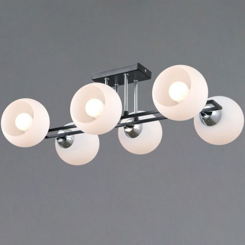 Люстра потолочная Illumico IL0791-6CSQ-25 BK CR TRENTO