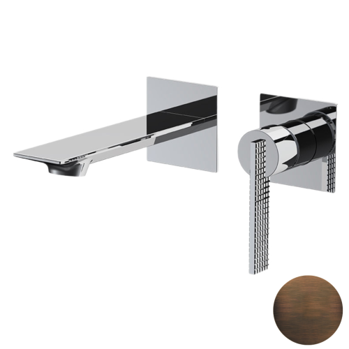 Смеситель для раковины Daniel Club ANC632POIL встраиваемый в стену бронза