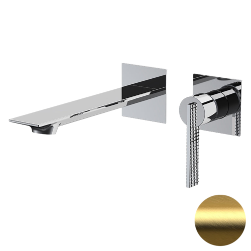 Смеситель для раковины Daniel Club ANC632PLDP встраиваемый в стену золото