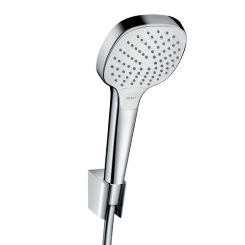 Душевой гарнитур Hansgrohe Croma Select 26413400 настенный хром/белый