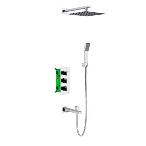 Душевая система Timo Saona SX-2370/00SM встраиваемая в стену с термостатом