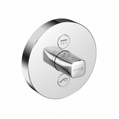 Смеситель Kludi PUSH 387120538 настенный встраиваемый хром