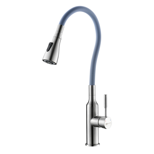Смеситель для кухни LeMark Expert LM5082S-Gray на мойку серый матовый