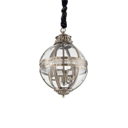 Светильник подвесной Ideal lux World (Ворлд) World SP3 Brunito