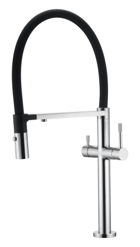 Смеситель для кухни Boheme Uno 115-CR на мойку хром