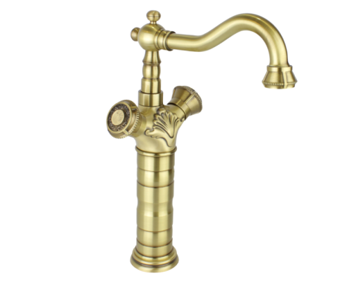 Смеситель для раковины Bronze de Luxe ROYAL 10219 на столешницу бронза