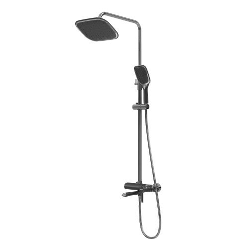 Душевая стойка Grossman Alba 500.K35.06.100/210 настенная цвет хром/черный