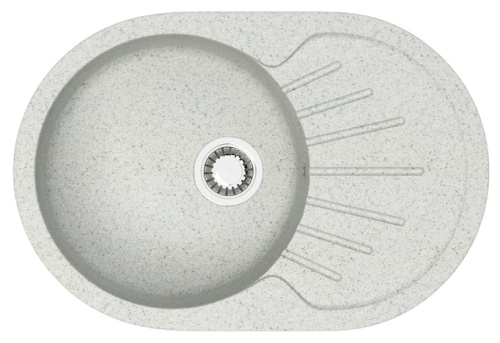 Мойка кухонная Azario FLORA CS00079916 73х45 цвет светло-серый