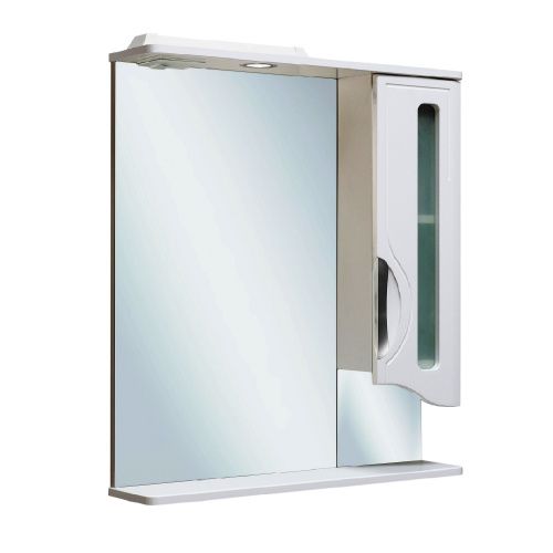 Зеркало-шкаф RUNO ТОЛЕДО 1040 65х80 подвесной цвет белый