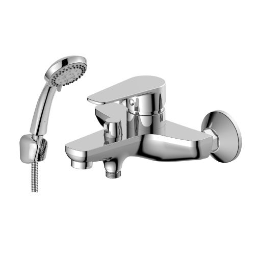 Смеситель для ванны и душа Decoroom DR72 DR72036 настенный хром